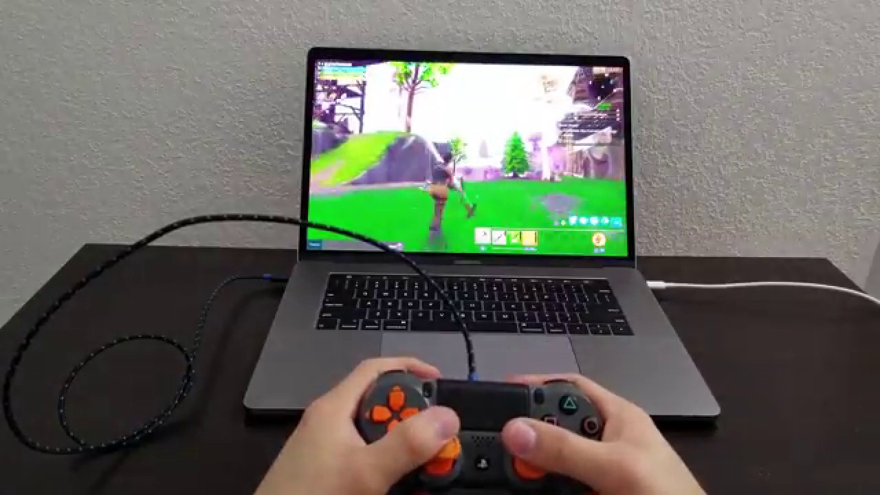 how to use ps4 controller on pc fortnite